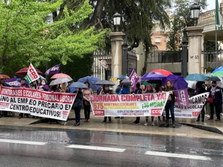 Imagen de la concentración (CCOO) 