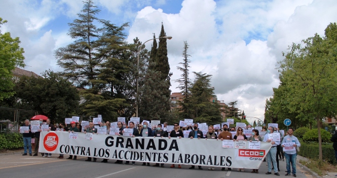 Imagen de la concentración (CCOO) 