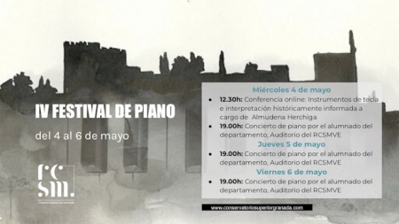 Programación del IV Festival de Piano Programación del IV Festival de Piano