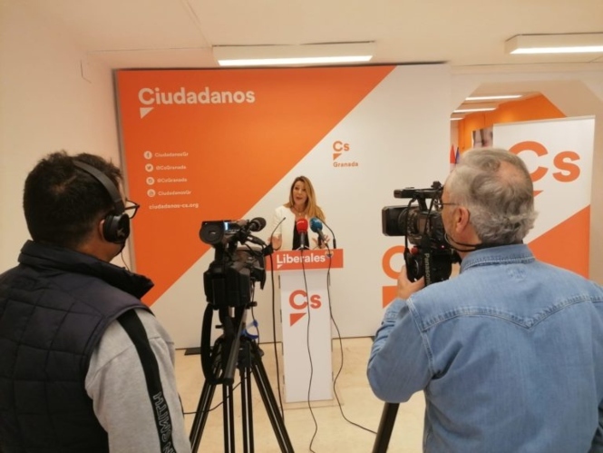 La parlamentaria andaluza de Cs, Concha Insua (CIUDADANOS)