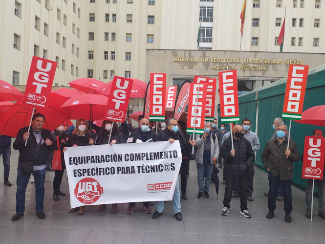 Imagen de la concentración (CCOO)