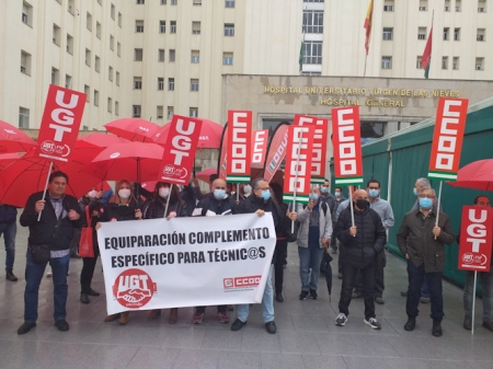 Imagen de la concentración (CCOO)