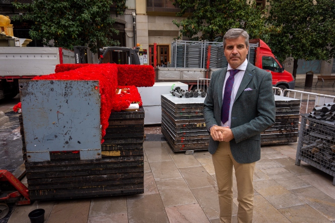 El portavoz del PP en el Ayuntamiento de Granada, César Díaz (PP)