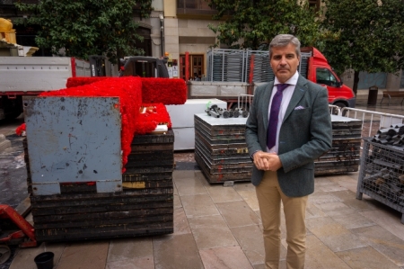 El portavoz del PP en el Ayuntamiento de Granada, César Díaz (PP)