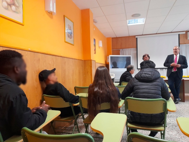 Imagen de la entrega de diplomas (JUNTA)