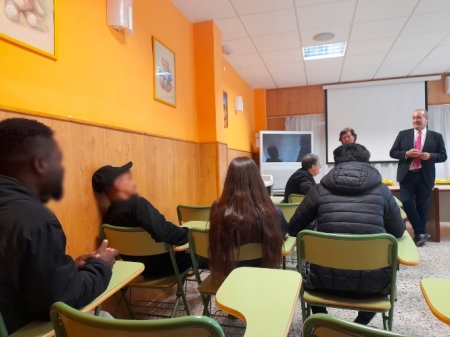 Imagen de la entrega de diplomas (JUNTA)