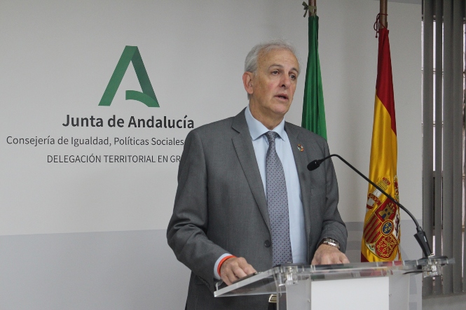 El delegado territorial de Igualdad, Políticas Sociales y Conciliación en Granada, Manuel Montalvo (JUNTA)