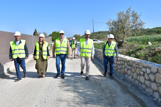 Imagen de la visita a las obras (JUNTA)