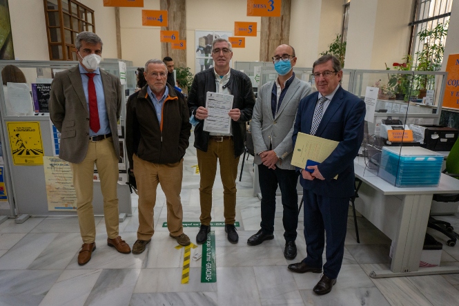 Imagen de la presentación de las firmas (PP)