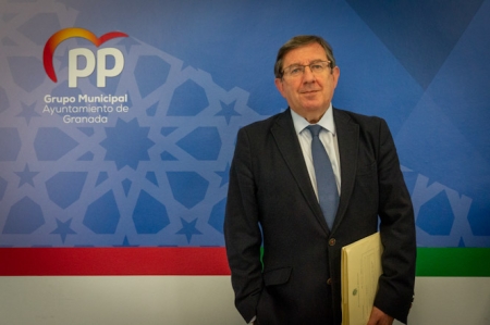 El concejal del PP en el Ayuntamiento de Granada, Luis González (PP)