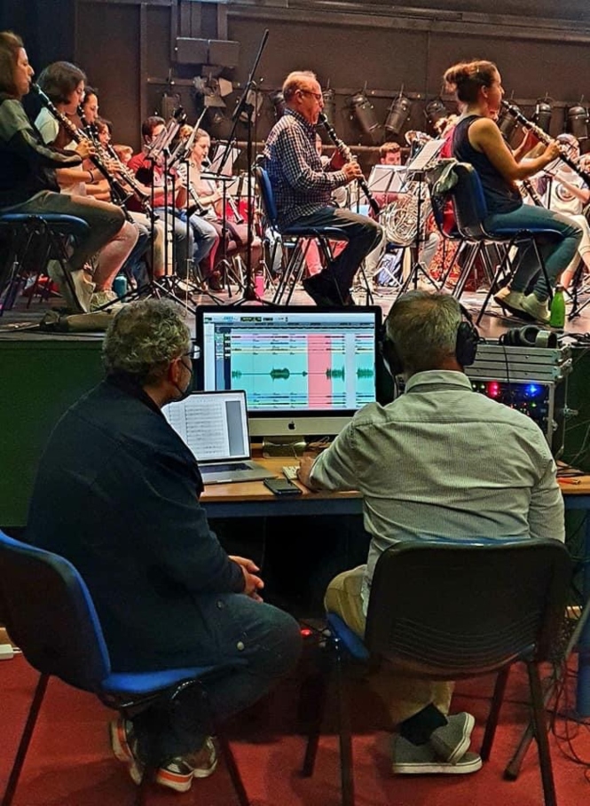 Drabación del disco de la Banda de Música de Cúllar Vega (AYTO. CÚLLAR VEGA)