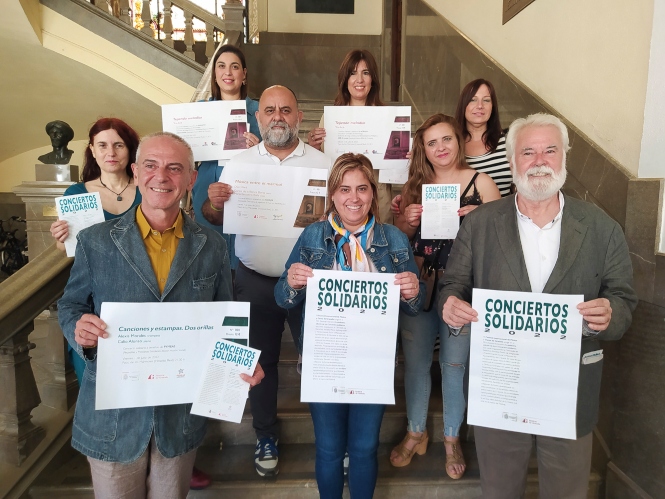 Presentación de los conciertos solidarios (JAVIER ALGARRA / AYUNTAMIENTO) 