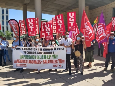 Imagen de la concentración (CCOO)