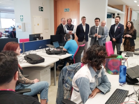 Visita del Ayuntamiento de Granada a la empresa T-Systems (AYUNTAMIENTO)