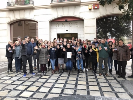 Trabajadores de la ONCE, en imagen de archivo (ONCE)