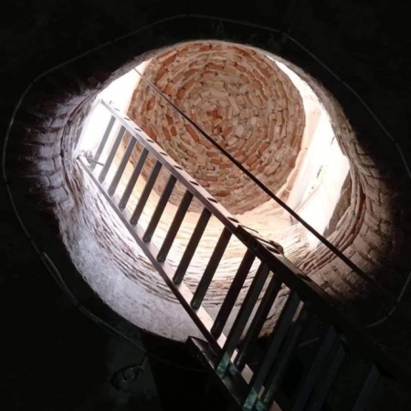 Trabajos que se están realizando en el aljibe de Cúllar Vega (AYTO. CÚLLAR VEGA)