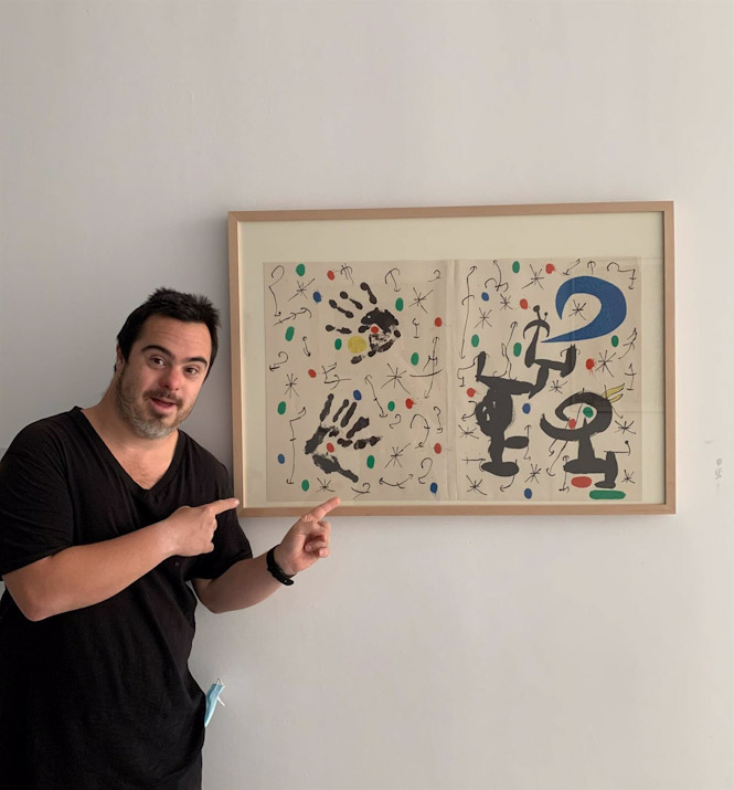 Jóvenes guías con síndrome de down acercarán las obras de la Colección de Arte CajaGranada a los visitantes (CAJAGRANADA FUNDACIÓN)