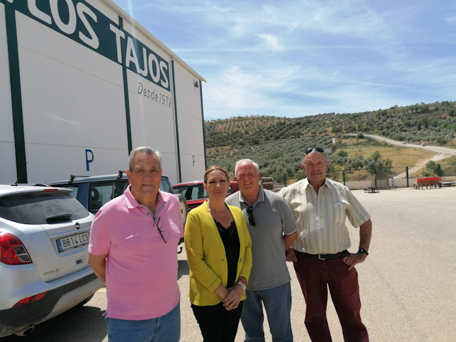 Imagen de la visita a Alhama (CIUDADANOS)