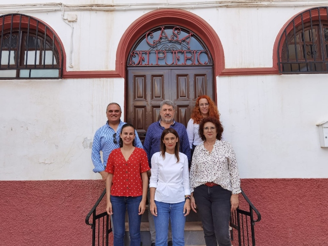 Imagen de la visita a Loja (PSOE) 