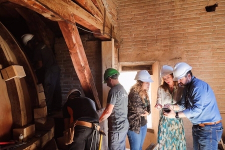 Trabajos en la Sala de la Barca de la Alhambra (PATRONATO DE LA ALHAMBRA Y GENERALIFE) Trabajos en la Sala de la Barca de la Alhambra (PATRONATO DE LA ALHAMBRA Y GENERALIFE)
