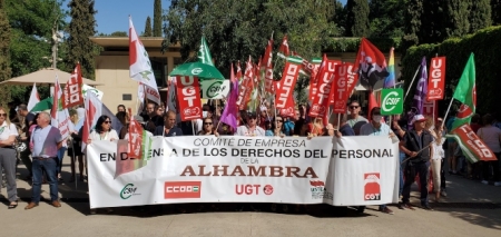 Imagen de la concentración (CCOO)