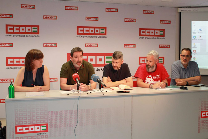 Rueda de prensa de CCOO sobre las plantillas de los metros de Andalucía (CCOO)