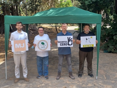 Imagen de la rueda de prensa (RECORTES CERO)