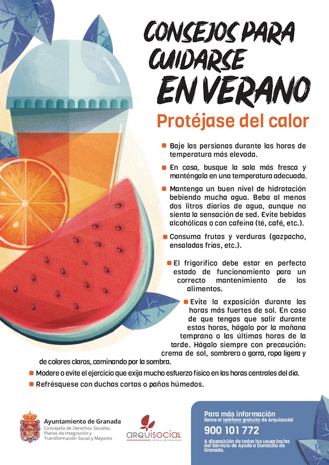Guía para protegerse de las altas temperaturas (AYTO. GRANADA)