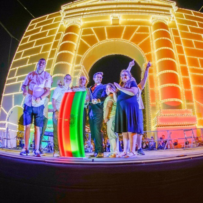 Imagen de archivo de la inauguración del ferial (AYUNTAMIENTO DE GRANADA)