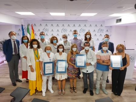 Entrega de las acreditaciones (AGS GRANADA) 