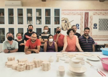 Participantes en el Programa Experimental de Formación Dual en Artesanía Inclusiva (PURÍSIMA CONCEPCIÓN)