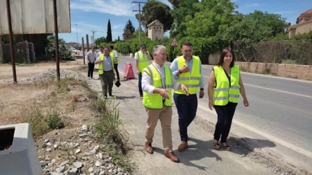 Imagen de la visita a las obras de carril bici (DIPGRA) Imagen de la visita a las obras de carril bici (DIPGRA)