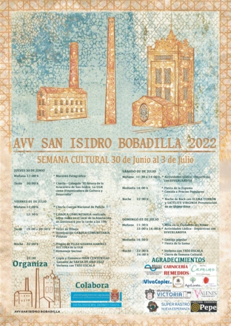 Programa de la semana cultural (AYTO. GRANADA)