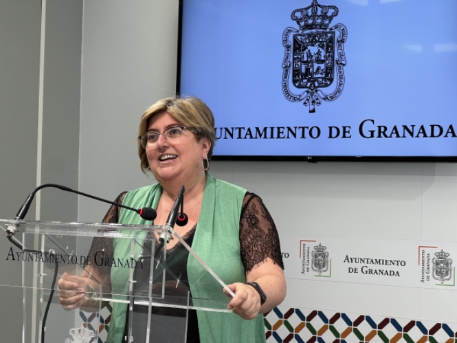 La concejala de Agenda Urbana, Presidencia, Next Generation, Fondos Europeos, Empleo e Igualdad en el Ayuntamiento de Granada,  Ana Muñoz Arquelladas (AYTO. GRANADA)