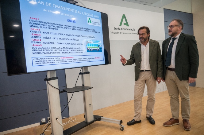 Presentación del IV Programa Estival de Transporte al Litoral (JUNTA)