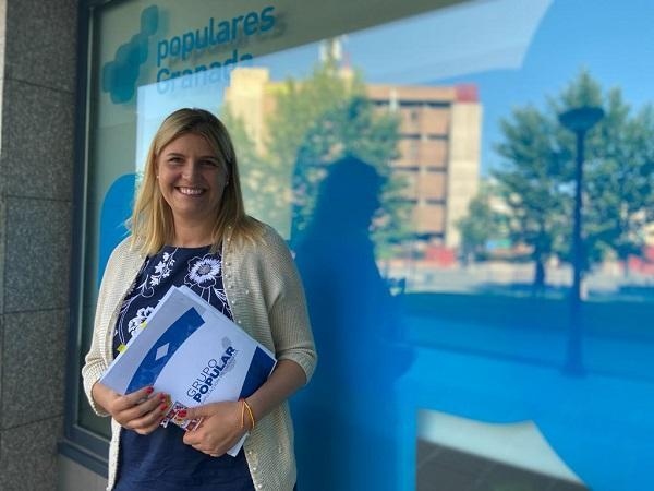 La portavoz del PP en DIputación, Inmaculada Hernández (PP)