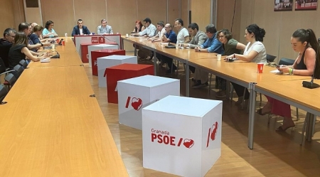 Reunión del PSOE con la Unión de Profesionales y Trabajadores Autónomos de España (PSOE) 