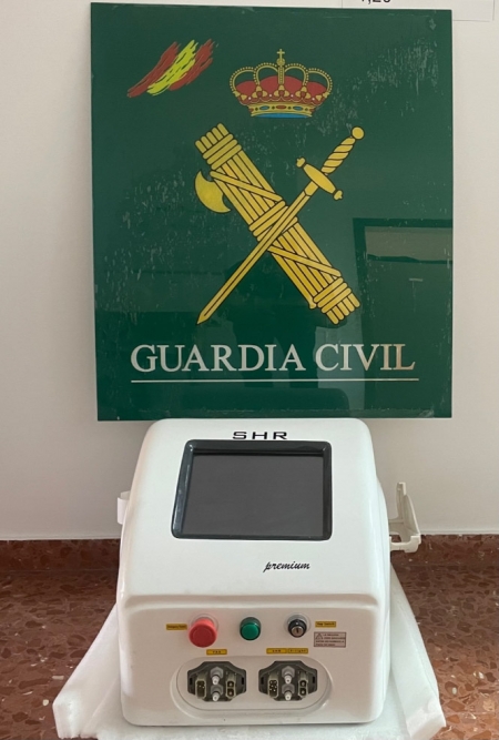 Máquina que fue robada (GUARDIA CIVIL) 