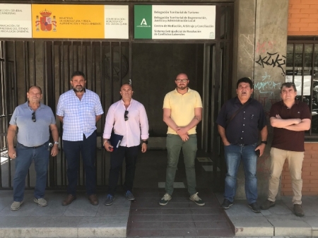 algunos de los asistentes a la reunión de las Juntas de Explotación Guadiana Menor (ALJISUR)