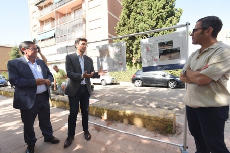 Imagen de la visita al Parque 28 de febrero (R. MARTINEZ / DIPGRA)