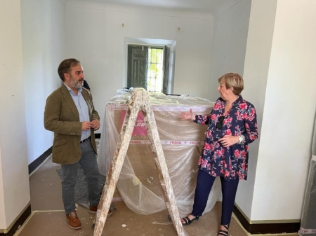 Visita a las obras de la Huerta de San Vicente (AYTO. GRANADA)