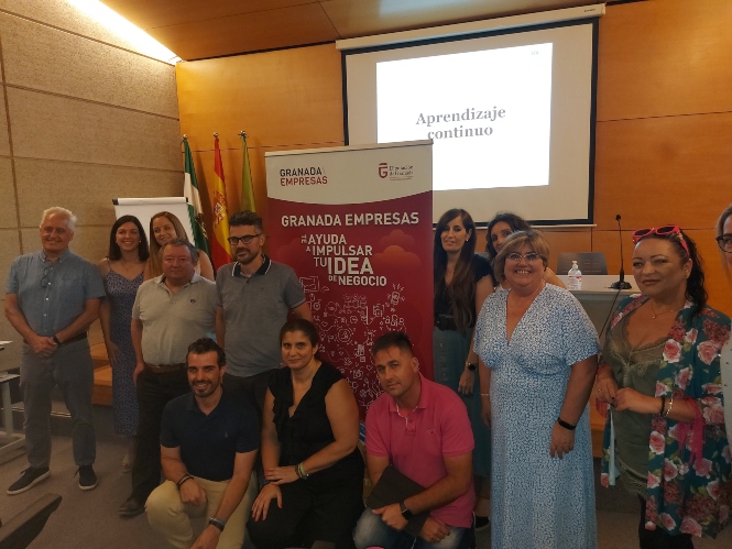 Participantes en el curso de competencias digitales (DIPGRA)