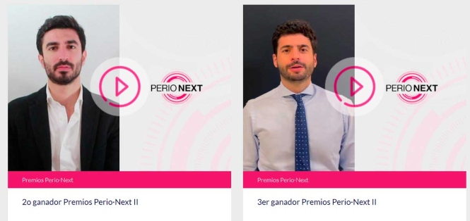 Imagen de los periodoncistas galardonados (IDEO COMUNICACIÓN)