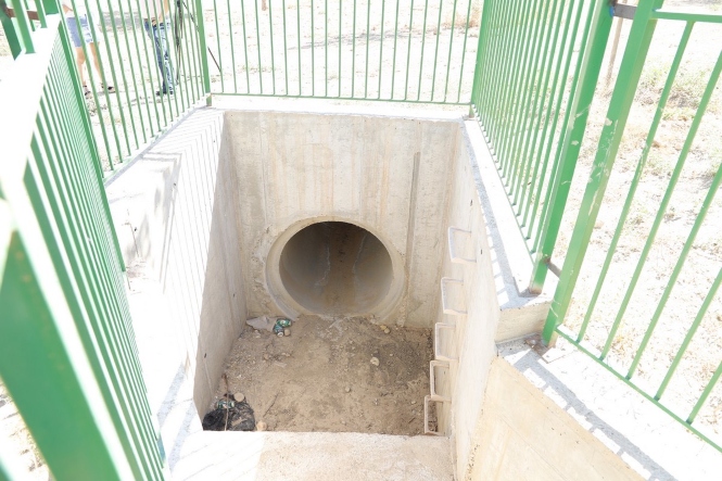 nuevo colector de agua construido por el Ayuntamiento de Huétor Tájar (AYTO. HUÉTOR TÁJAR)