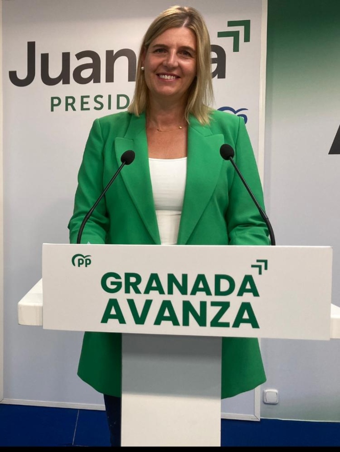 La portavoz del PP en Diputación, Inmacula Henández (PP)