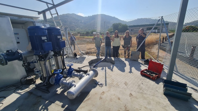Imagen de la visita a la estación depuradora (MDAD. COSTA TROPICAL)