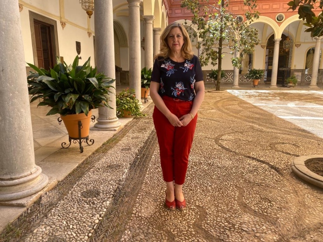La concejal de VOX en el Ayuntamiento de Granada, Beatriz Sánchez (VOX)
