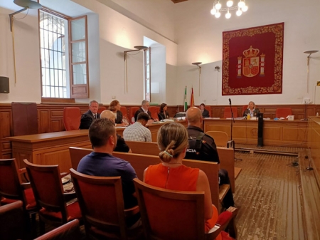 Primera sesión del juicio en la Audiencia de Granada contra el acusado de matar al novio de su prima en Benalúa (EUROPA PRESS)