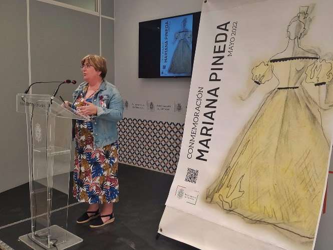 Ana Muñoz, en rueda de prensa, en imagen de archivo (AYUNTAMIENTO) 