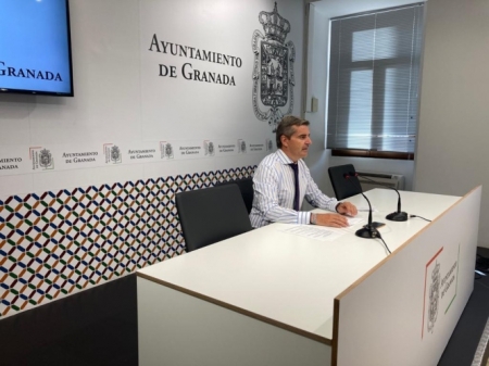 El portavoz del PP en el Ayuntamiento de Granada, César Díaz (PP)